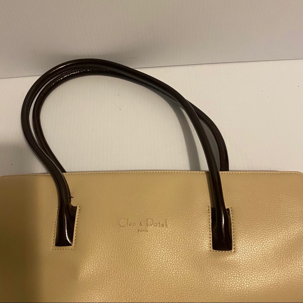 CLEO & PATEK  PARIS LEATHER SHOULDER BAG - Picture 3 of 5
